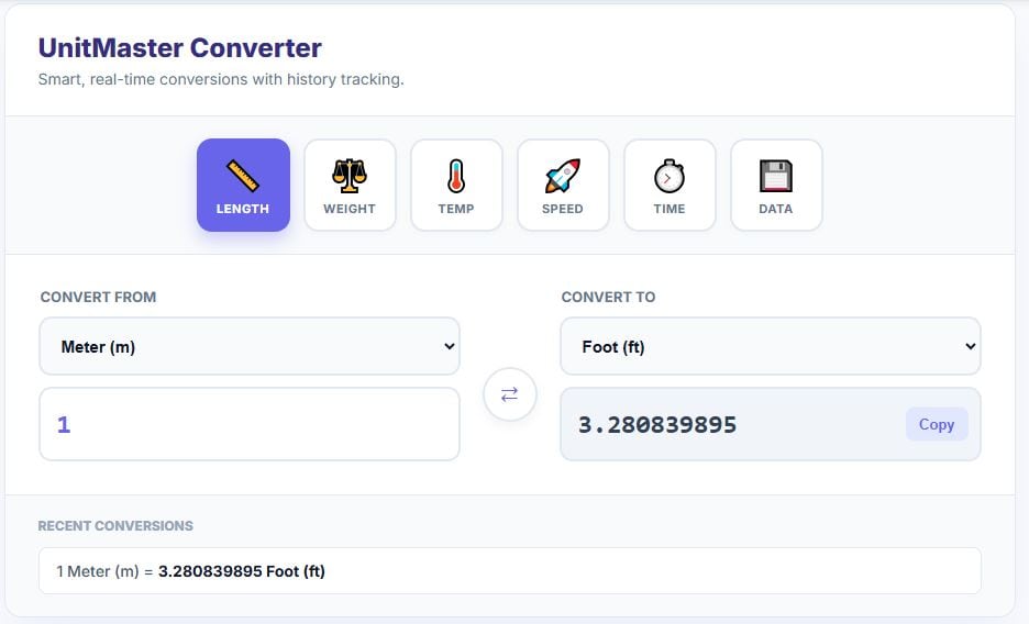Free Unit Converter Tool ToolLaunchHub